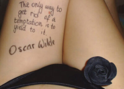 Body Writing, an expression of sensuality